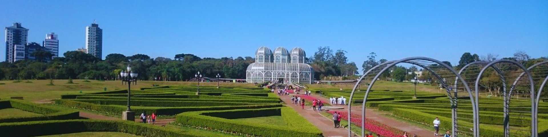 Banner principal do site: Curitiba: Capital Ecológica, Cultural e Moderna do Sul do Brasil