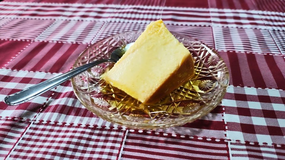 Ipoema - MG: Foto do Delicioso pudim de leite do Restaurante Casa Sabor Real