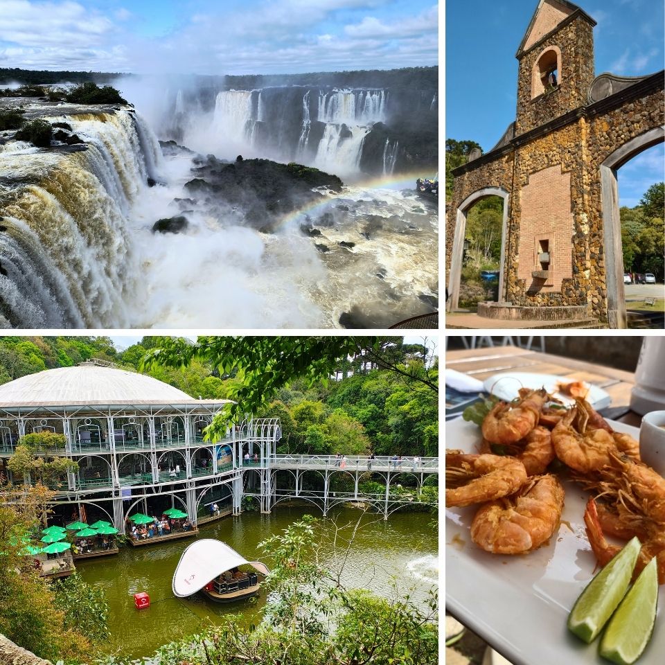 As Maravilhas dp Paraná em destaque: Cataratas do Rio Iguaçu, o Portal da Graciosa, Ópera de Arame e a Gastronomia do litoral Paranaense - Antonina