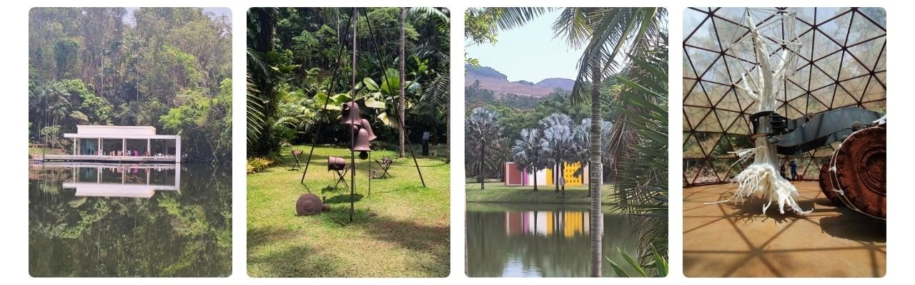 [Montagem de fotos de Inhotim]