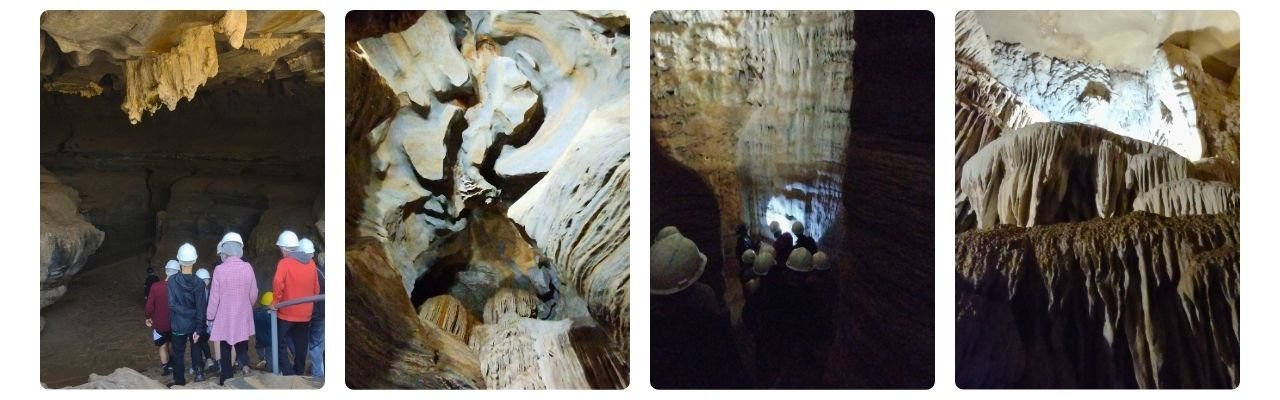 [Montagem de fotos de Gruta da Lapinha e Parque Estadual do Sumidouro]