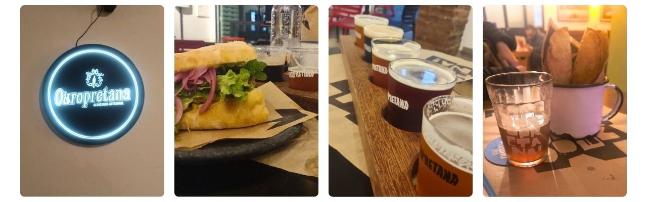 [Montagem de fotos de Bar da Cervejaria Ouropretana]