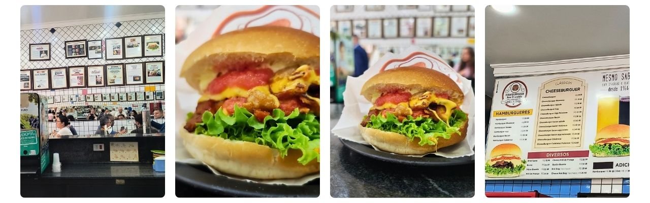 [Montagem de fotos de Hamburguer Seu Oswaldo]