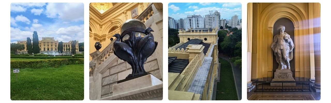 [Montagem de fotos de Museu do Ipiranga]