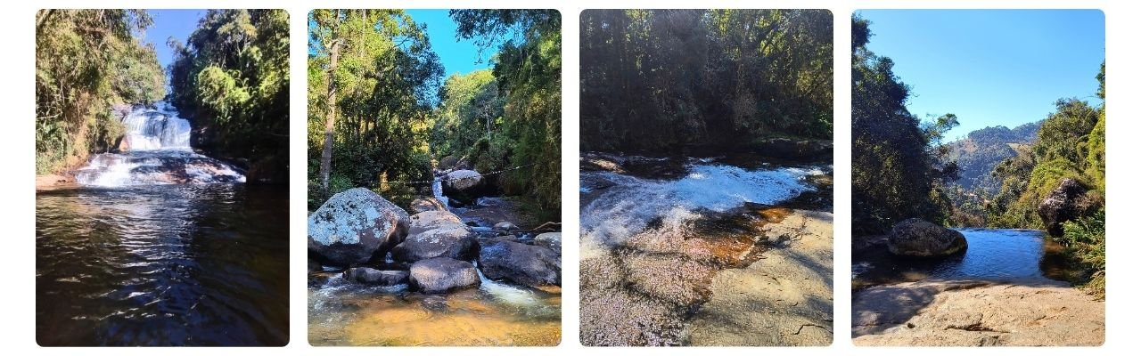 [Montagem de fotos de Cachoeira das Sete Quedas]