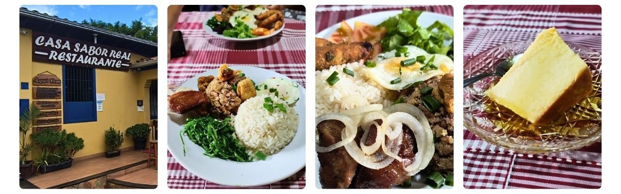 [Montagem de fotos de Restaurante Casa Sabor Real]