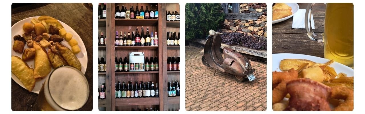 [Montagem de fotos de La Violla Cervejaria]