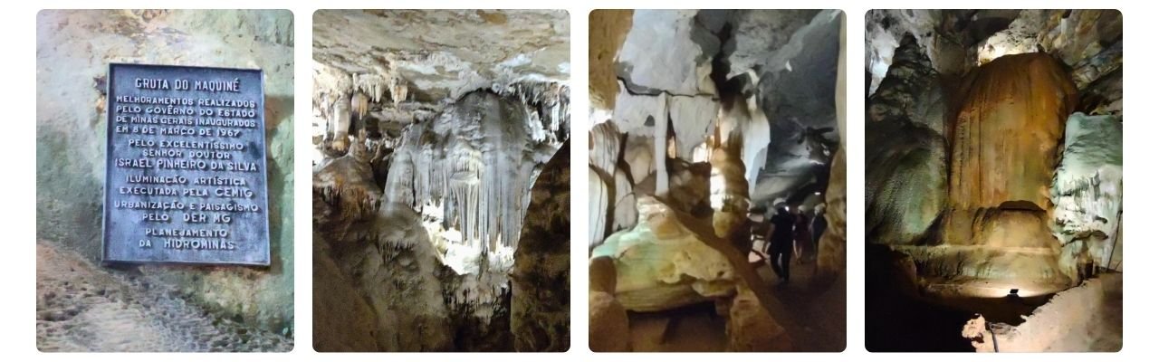 [Montagem de fotos de Gruta do Maquiné]
