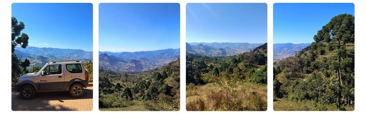 [Montagem de fotos de Mirante Belvedere Serrano]