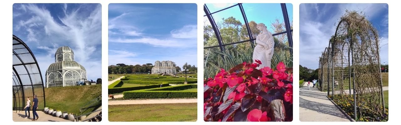 [Montagem de fotos de Jardim Botânico de Curitiba]