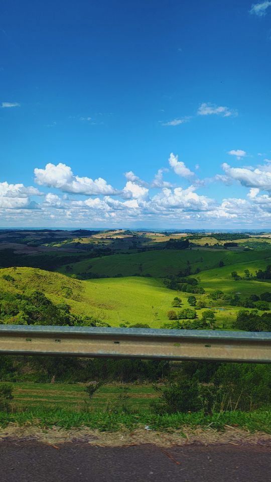 Foto da paisagem da BR-277 na região de Bela Vista em Guaraniaçu - PR