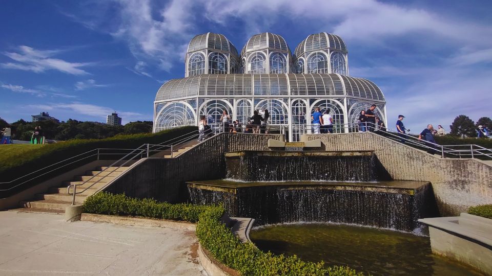 A famosa estufa do Jardim Botânico de Curitiba