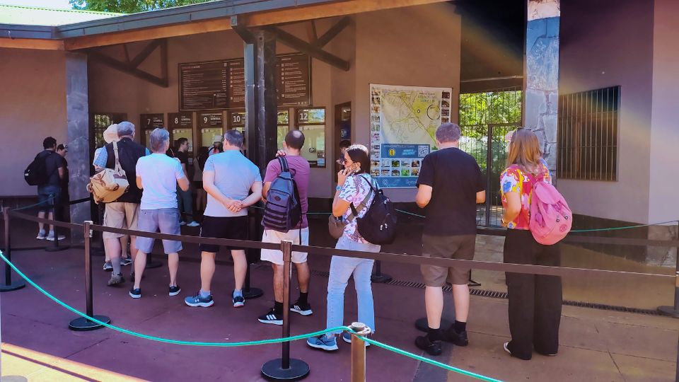 Fila para as Bilheterias do Parque Nacional de Iguazu