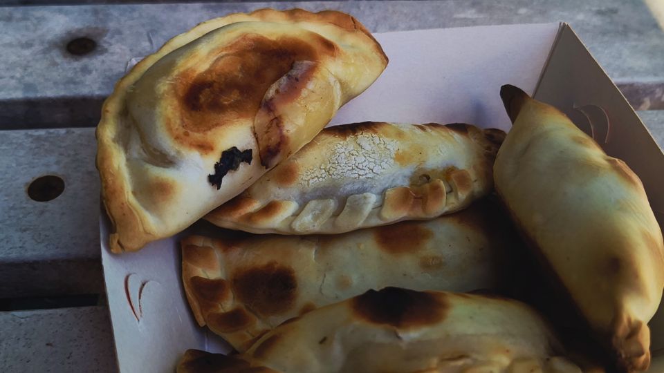 A Empanadas estavam gostosas