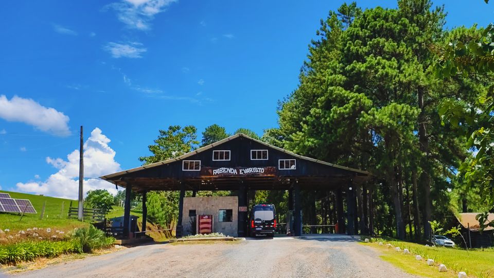 Portaria da Fazenda Evaristo com controle de entrada e saída